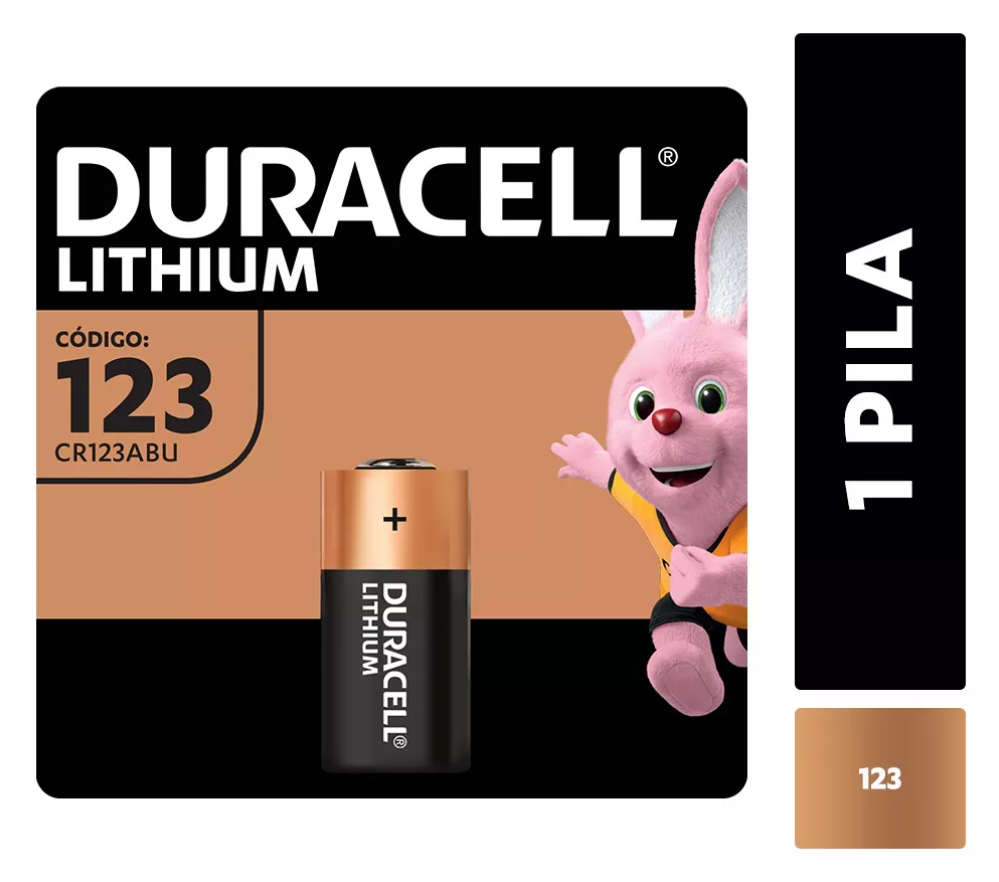 Pila  Ultra de Litio DL123 EL123 Duracell