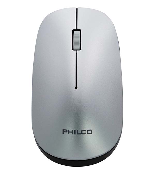 Mouse Philco inalámbrico plateado 29PRR7305G