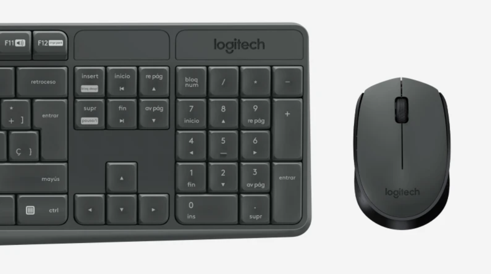 Combo Teclado y Mouse inalámbrico español Logitech MK235
