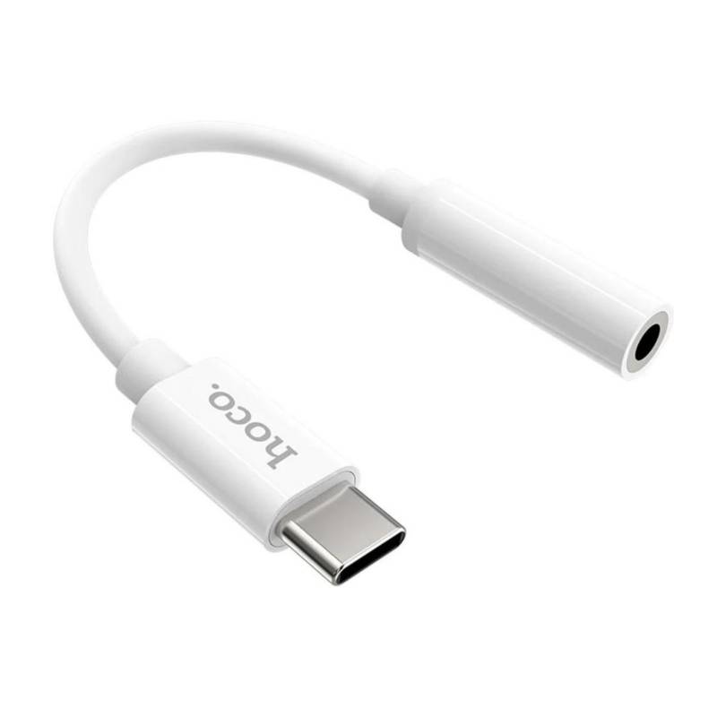 Adaptador Hoco LS30 convertidor  audio Usb-C a Jack 3,5mm