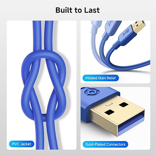 Cable USB a USB 3.0 macho a macho 1.8m Ulink 0150127