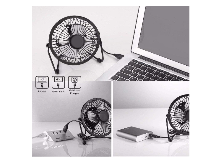 Ventilador Mini Fan para escritorio USB