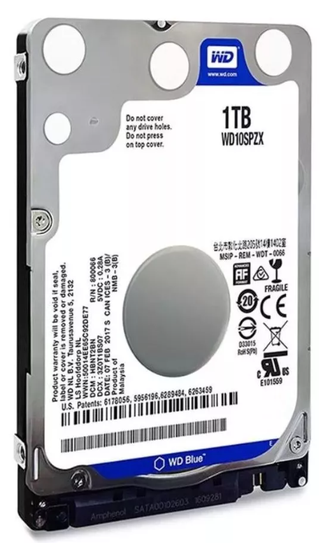 Disco duro interno Western Digital WD10SPZX 1TB WD blue