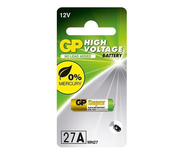 Pilas 27A Alcalina 12V GP High Voltaje