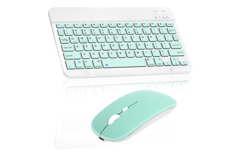 Kit de Teclado y mouse Bluetooth 10 pulgadas