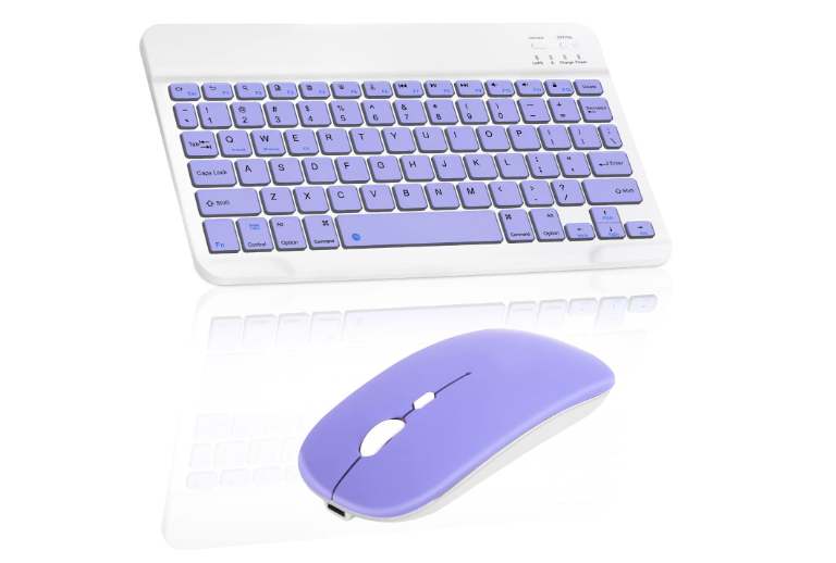 Kit de Teclado y mouse Bluetooth 10 pulgadas