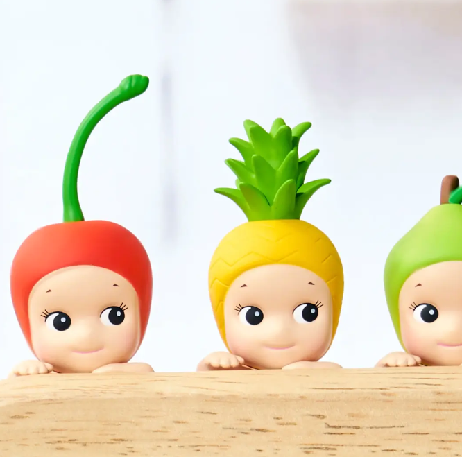Mini figuras Sonny Angel Hippers serie frutas