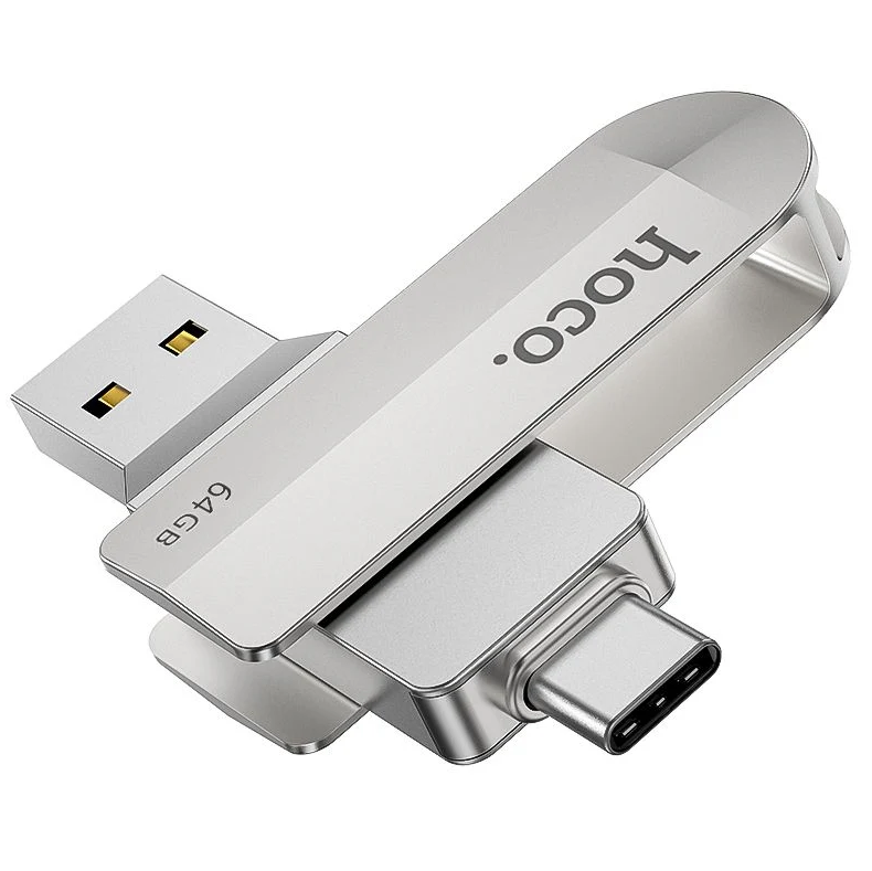 Pendrive 32 GB USB-C TO USB 3.0 Flash Drive Metal Grey Hoco UD10