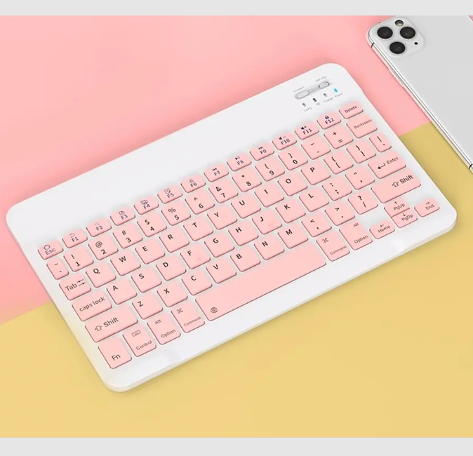 Kit de Teclado y mouse Bluetooth 10 pulgadas