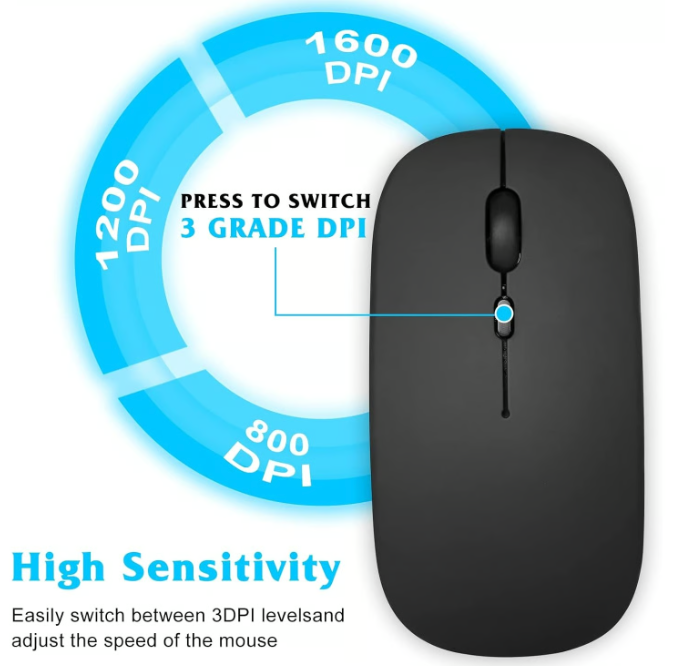 Kit de Teclado y mouse Bluetooth 10 pulgadas