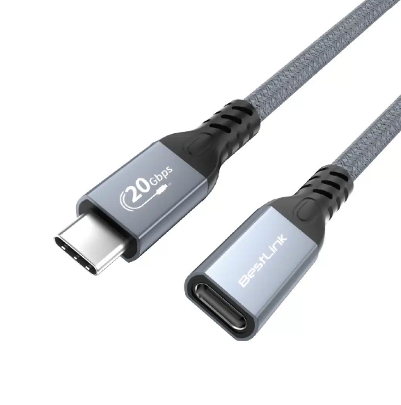 Cable Extension USB-C Macho a USB-C hembra 100W 4K Bestlink