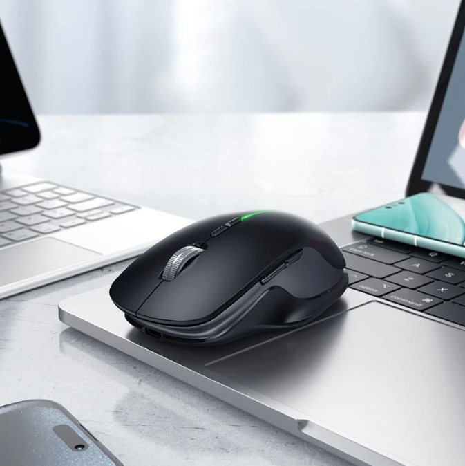 Mouse Inalámbrico Dual USB  y Bluetooth 1600 Dpi recargable Hoco Gm40