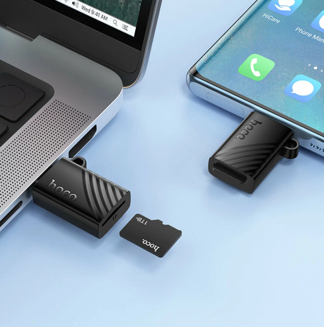 Lector de tarjeta Micro SD USB-C 480Mbps Hoco HB53
