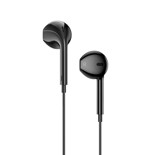 Audífono con cable Lightning Hoco M111