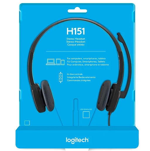 Audífono  Logitech H151 Stereo Headset