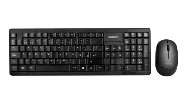 Pack de Teclado y Mouse Wireless Philips C314