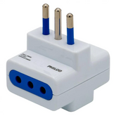 Enchufe Adaptador Triple Certificado 1500W 10A Philco  79310