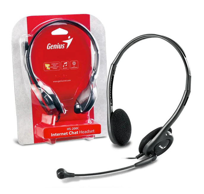 Audífono Multimedia Genius HS-200C Over-Ear