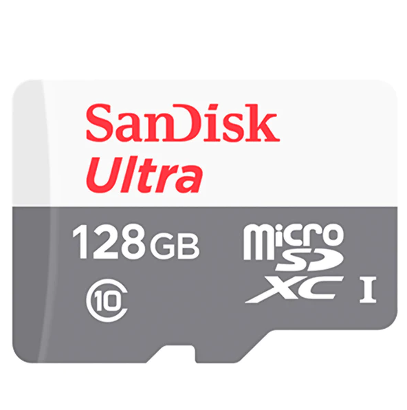 Memoria Micro SD SANDISK 128GB + Adaptador Clase 10