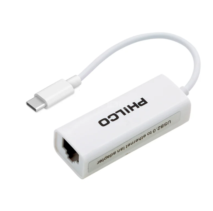 Adaptador Philco R0092 USB-C a Ethernet