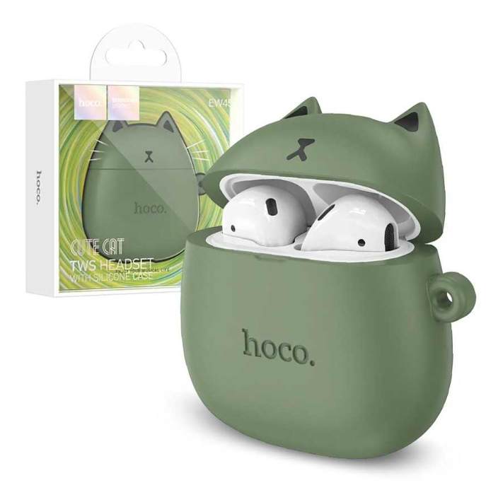 Audífono IN-EAR con funda de gato Hoco EW45