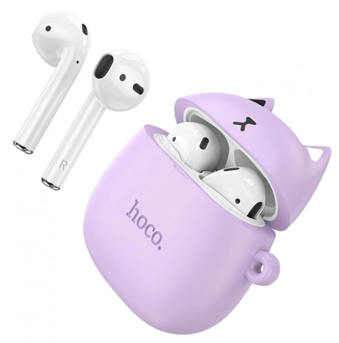 Audífono IN-EAR con funda de gato Hoco EW45