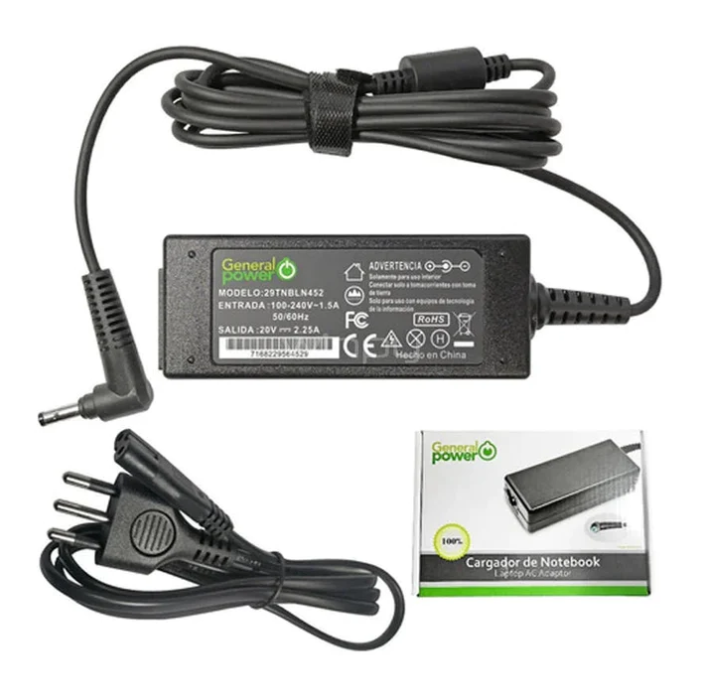 Cargador de Notebook compatible Lenovo 20V / 2.25A