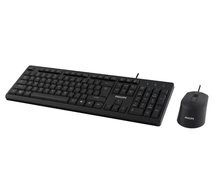 Kit Teclado y Mouse Alámbrico 1000 DPI Philips SPT6234