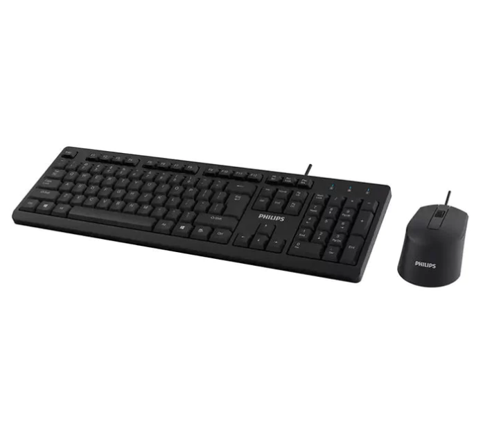 Kit  Teclado y  Mouse Alámbrico Philips SPT6234 1000 DPI