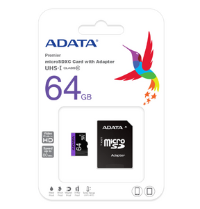 Tarjeta memoria ADATA  microSDHC 64GB  UHS-I clase 10