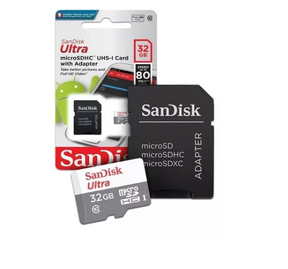 Tarjeta de Micro SD Sandisk 32gb 100 Mbs Clase 10