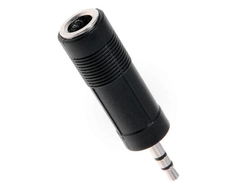 Adaptador de Audio 3.5mm Macho A 6.3mm Hembra