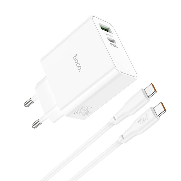 Cargador 65W USB-C Hoco C113A