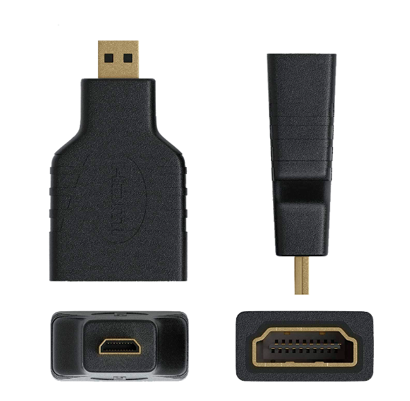 Adaptador Micro HDMI macho a HDMI hembra Ulink