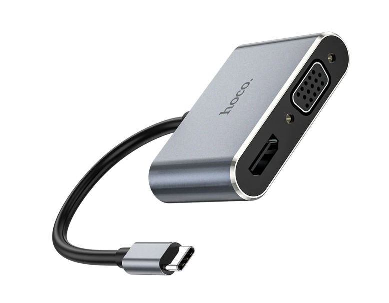 Hub USB-C a HDTV to VGA USB 3.0 Hoco HB30