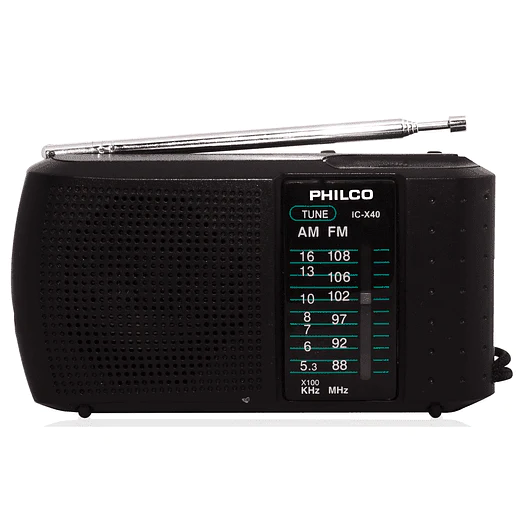 Radio Philco portátil AM/FM IC-X40