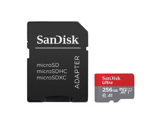 Tarjeta de Memoria  Micro SD 256GB Sandisk