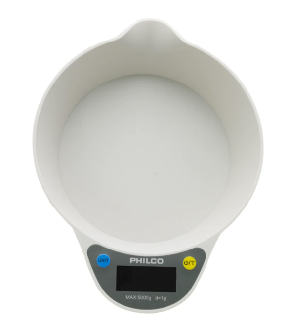 Balanza  Digital de cocina con bowl 1gr-5k Philco KS-767