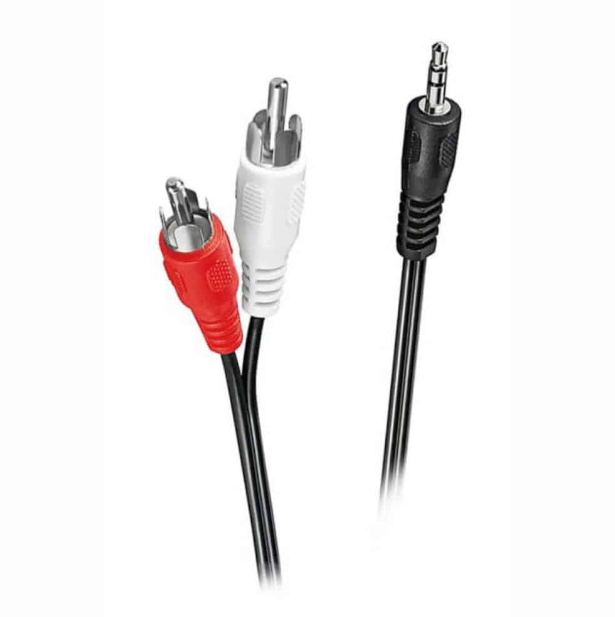 Cable Audio Plus 3.5mm Plug A Rca 1.8m