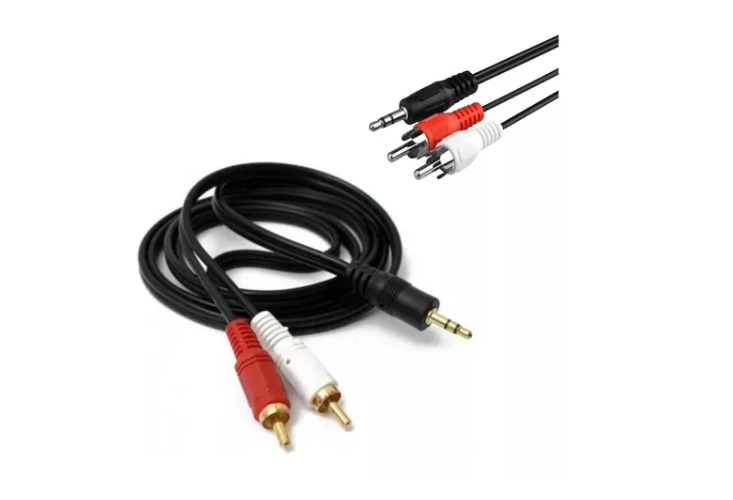 Cable Audio Plus 3.5mm Plug A Rca 1.8m
