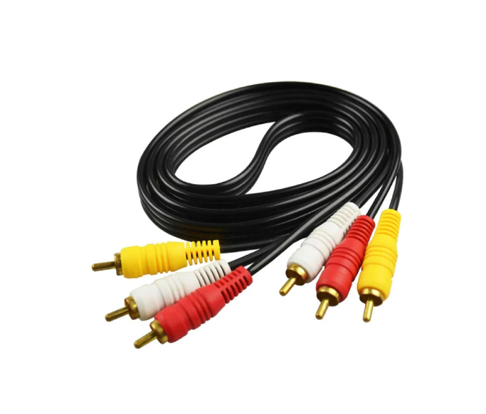 Cable  3 Plug Rca A 3 Plug Rca 1,80 Mts Ultra
