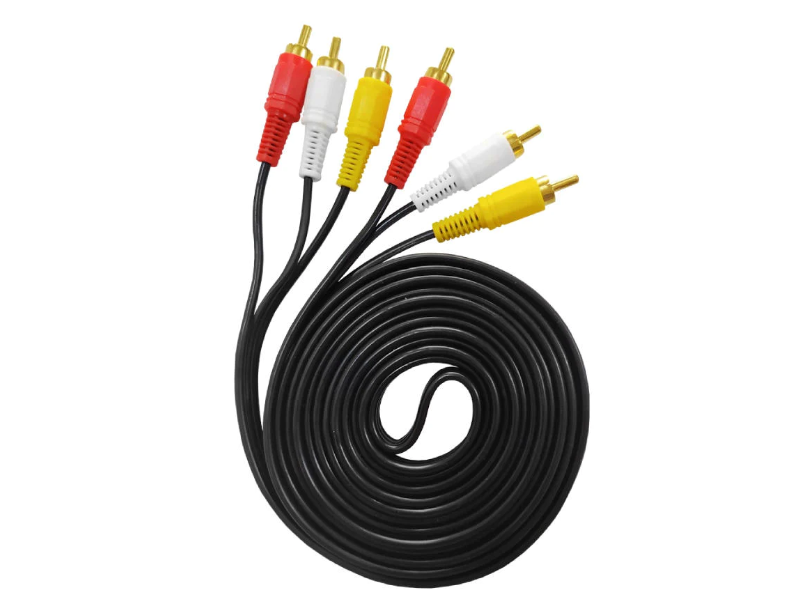 Cable  3 Plug Rca A 3 Plug Rca 1,80 Mts Ultra