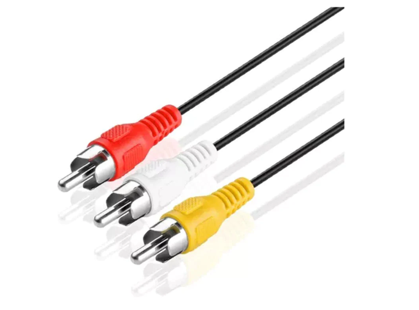 Cable  3 Plug Rca A 3 Plug Rca 1,80 Mts Ultra