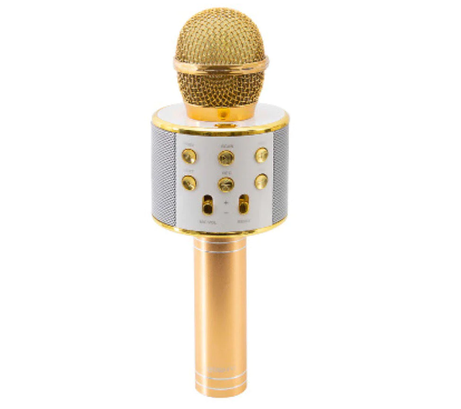 Micrófono karaoke Prosound MK003 dorado