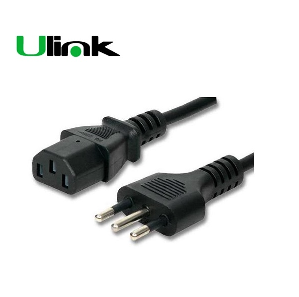 Cable de poder para PC  1,8mts Ulink