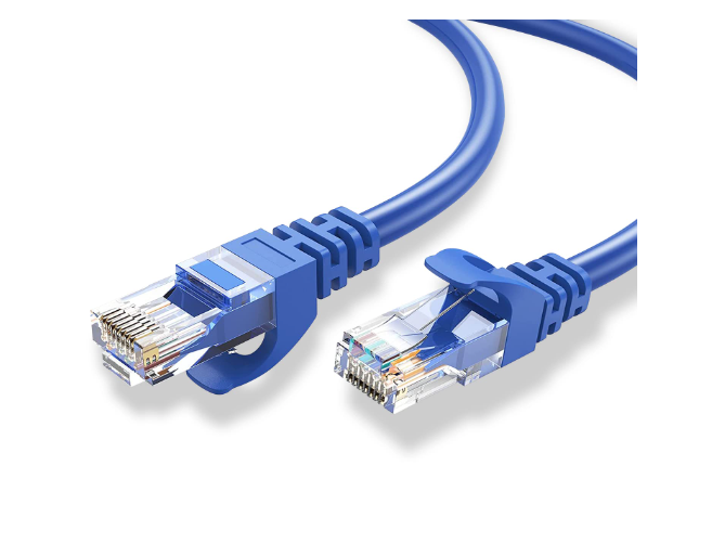 Cable de Red RJ45 CAT5 2MTS azul