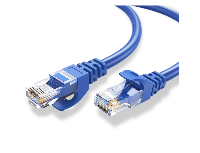 Cable de Red RJ45 CAT5  2MTS azul