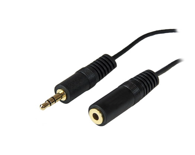 Cable extensor de audio 3.5mm macho a 3.5mm hembra 1.5mt
