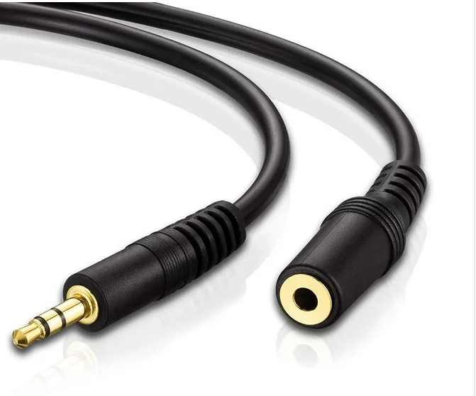 Cable extension de audio 3.5mm macho a 3.5mm hembra 1.5mt