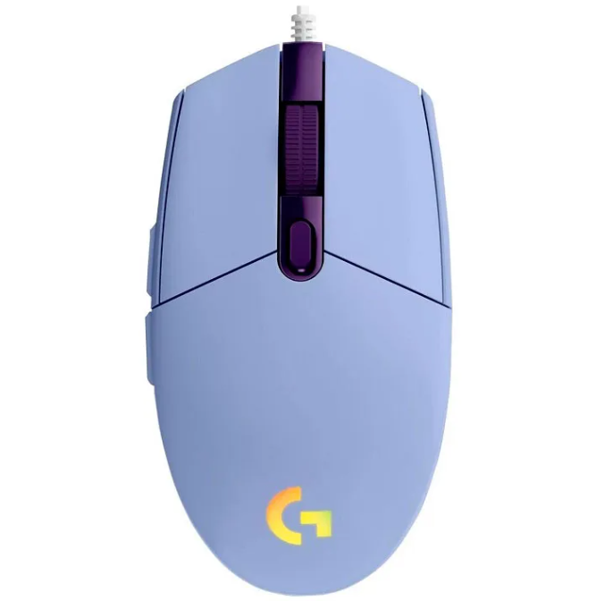 Mouse Gamer  Lightsync lila Logitech G203